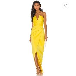 Jay Godfrey Dress in Bright Yellow